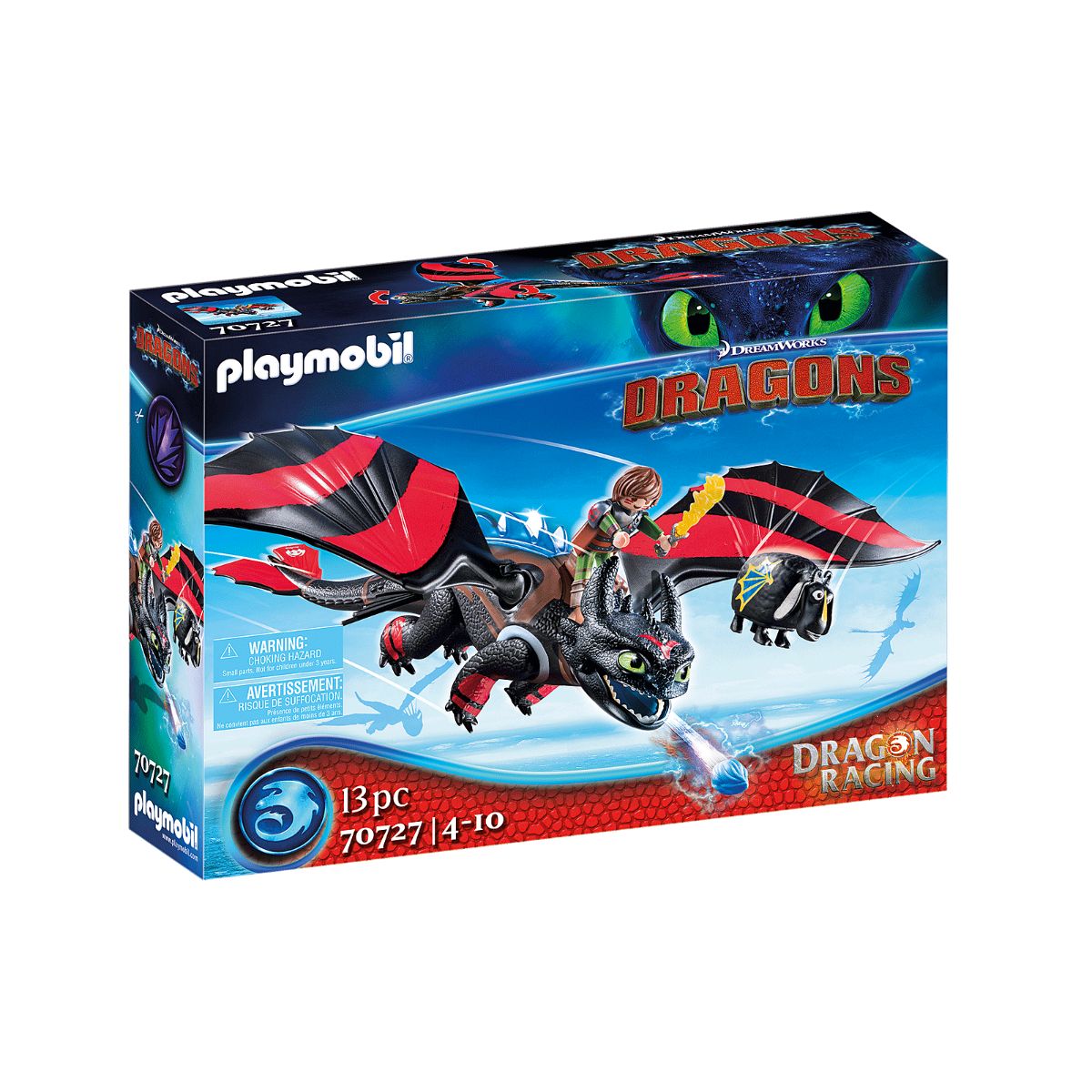 Set Playmobil Dragons – Cursa dragonilor: Hiccup