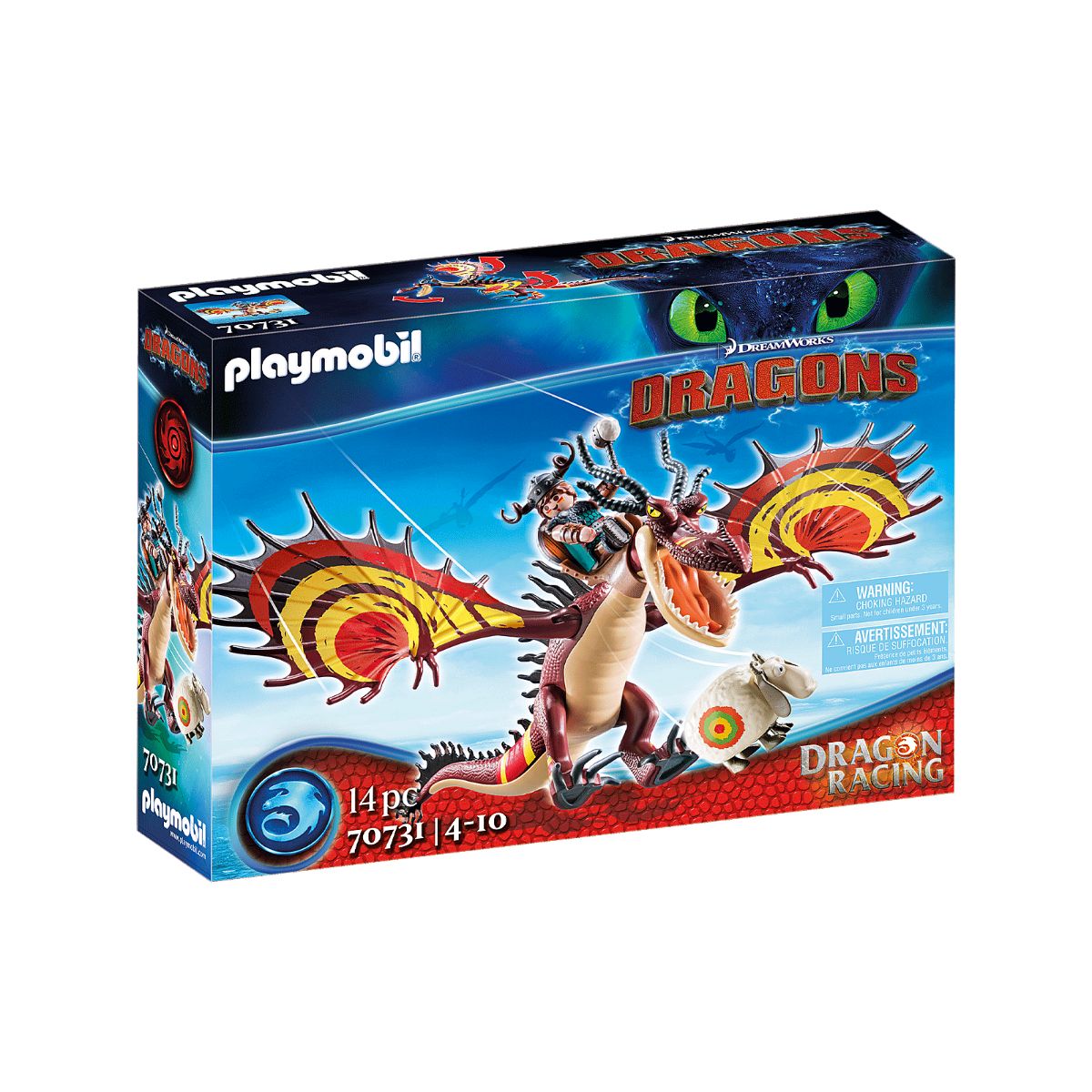 Set Playmobil Dragons – Cursa dragonilor: Snotlout si Hookfang noriel.ro