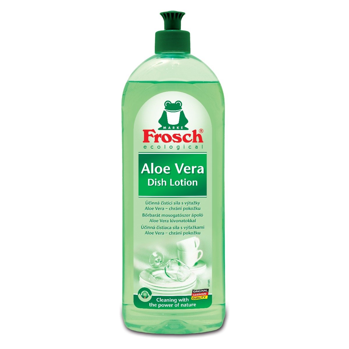 Detergent lichid pentru vase Aloe Vera Frosch, 750 ml 750