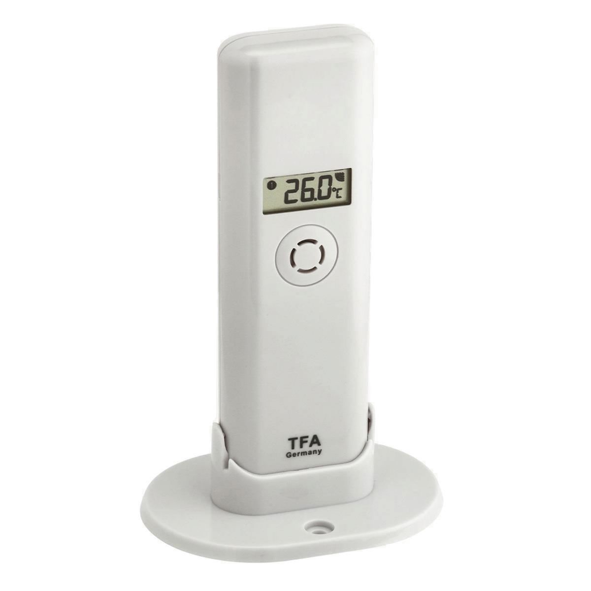 Transmitator Wireless digital pentru temperatura si umiditate, TFA, Weatherhub, 30.3303.02 30.3303.02