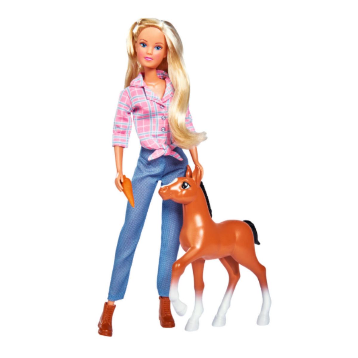 Papusa Steffi Love, cu ponei, 29 cm