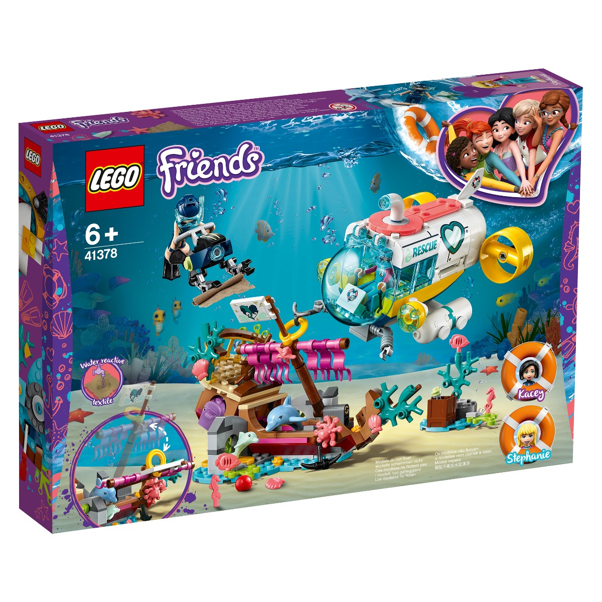 LEGO® Friends - Misiunea de salvare a delfinilor (41378)