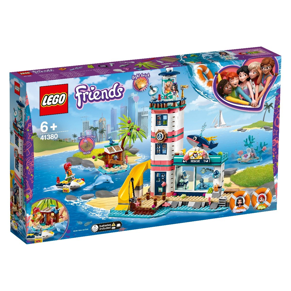 Lego® friends - centrul de salvare de la far (41380)