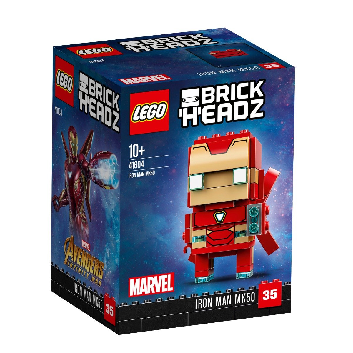 lego® brickheadz - iron man mk50 (41604)