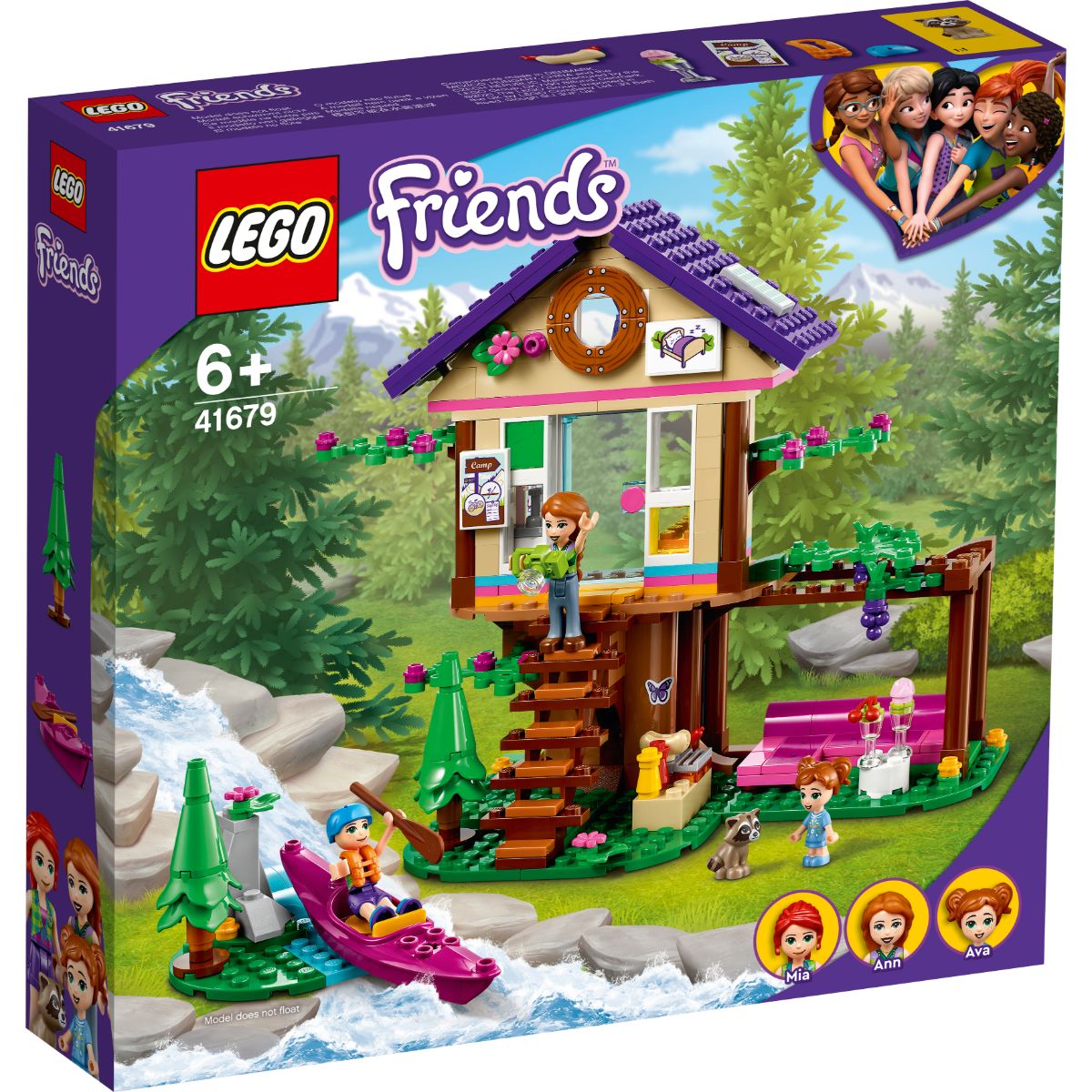 LEGO® Friends – Casa din padure (41679) LEGO® imagine noua responsabilitatesociala.ro