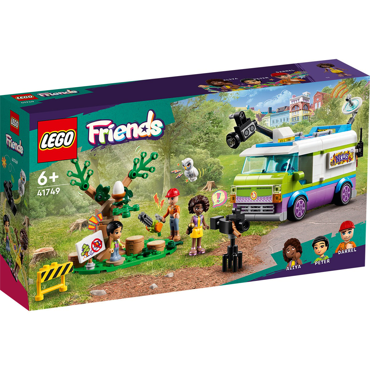 LEGO® Friends – Studioul mobil de stiri (41749) 41749 imagine noua responsabilitatesociala.ro