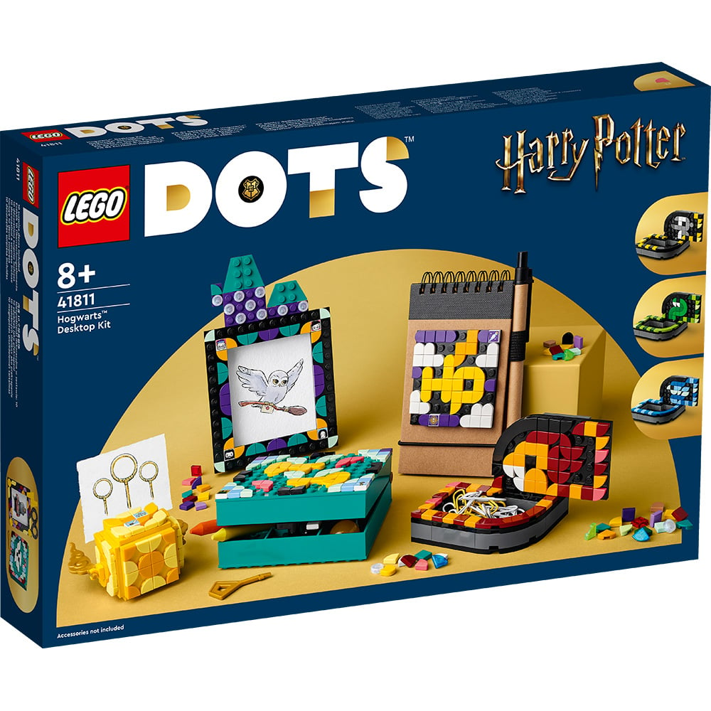 LEGO® Dots – Kit pentru desktop Hogwarts (41811) (41811) imagine noua responsabilitatesociala.ro
