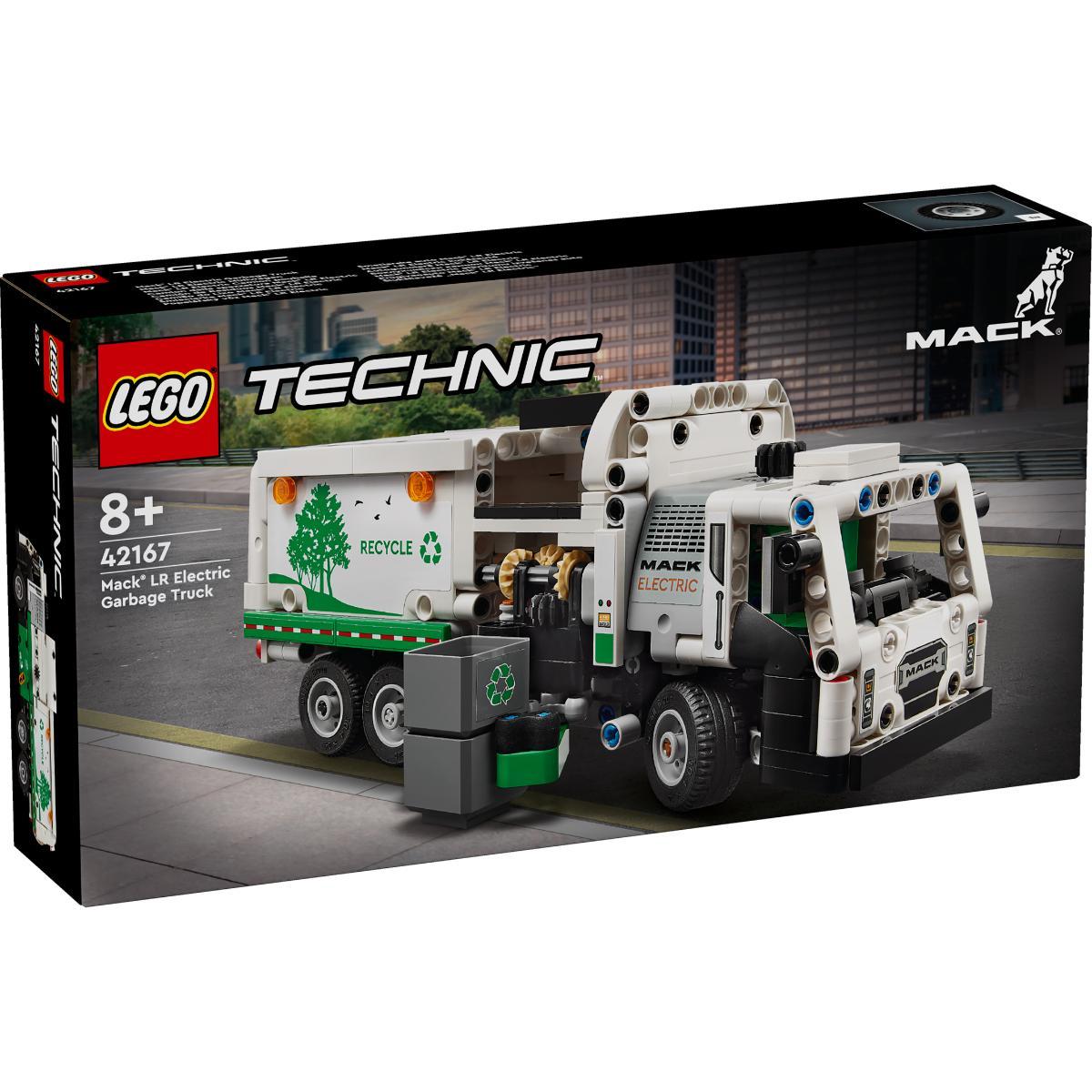 LEGO® Technic – Autogunoiera Mack® LR Electric (42167) LEGO® imagine noua responsabilitatesociala.ro