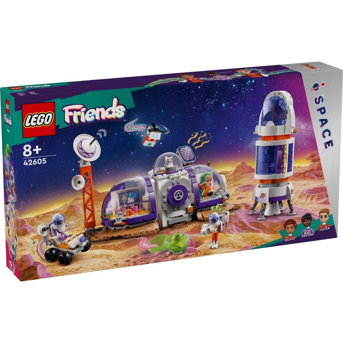 LEGO® Friends – Baza spatiala si racheta pe Marte (42605) LEGO® imagine noua responsabilitatesociala.ro