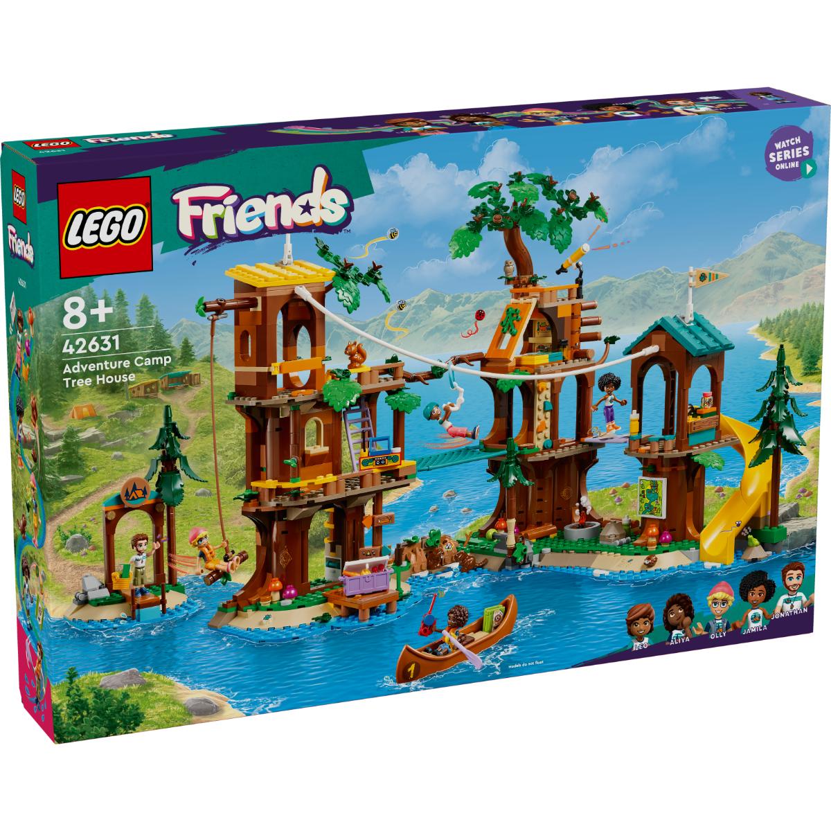 LEGOÂ® Friends - Casa din copac din tabara de aventuri (42631)