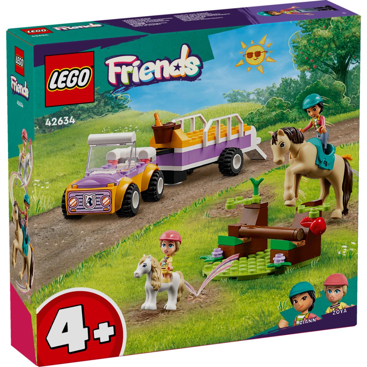 LEGO® Friends – Remorca cu cal si ponei (42634) LEGO® imagine noua responsabilitatesociala.ro