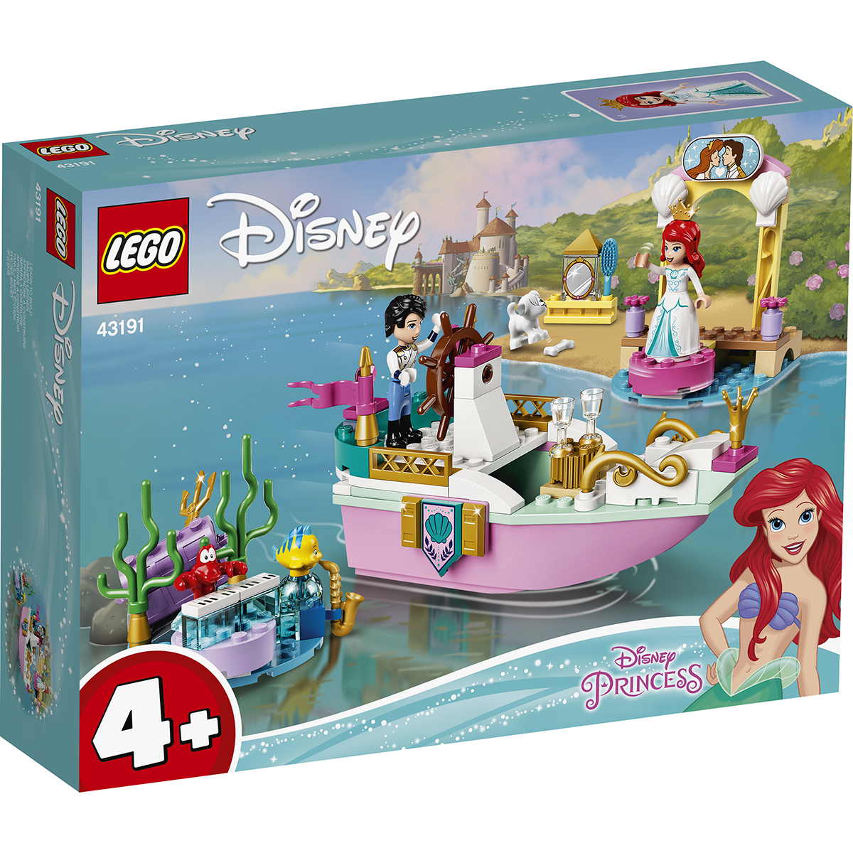 LEGO® Disney Princess™ – Barca de festivitati a lui Ariel (43191)