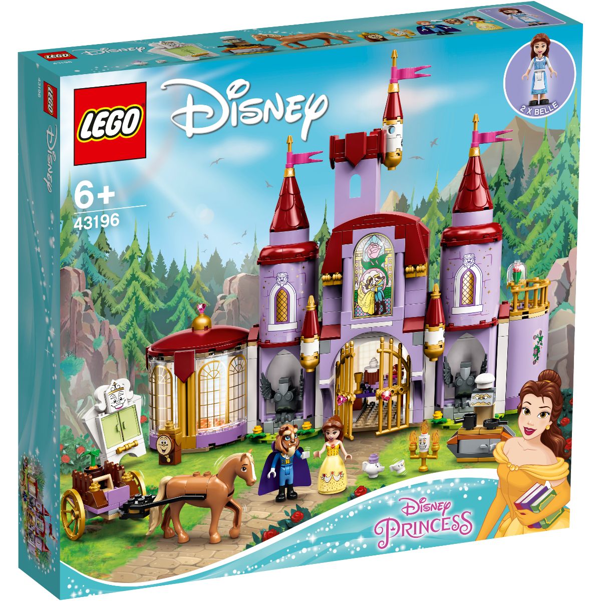 LEGO® Disney Princess – Castelul lui Belle si al Bestiei (43196) LEGO® imagine 2022