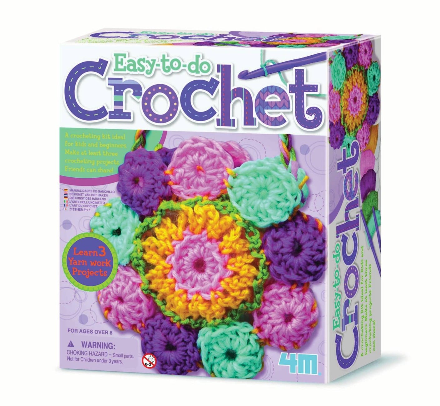 Kit de crosetat pentru copii, 4M, Usor de facut