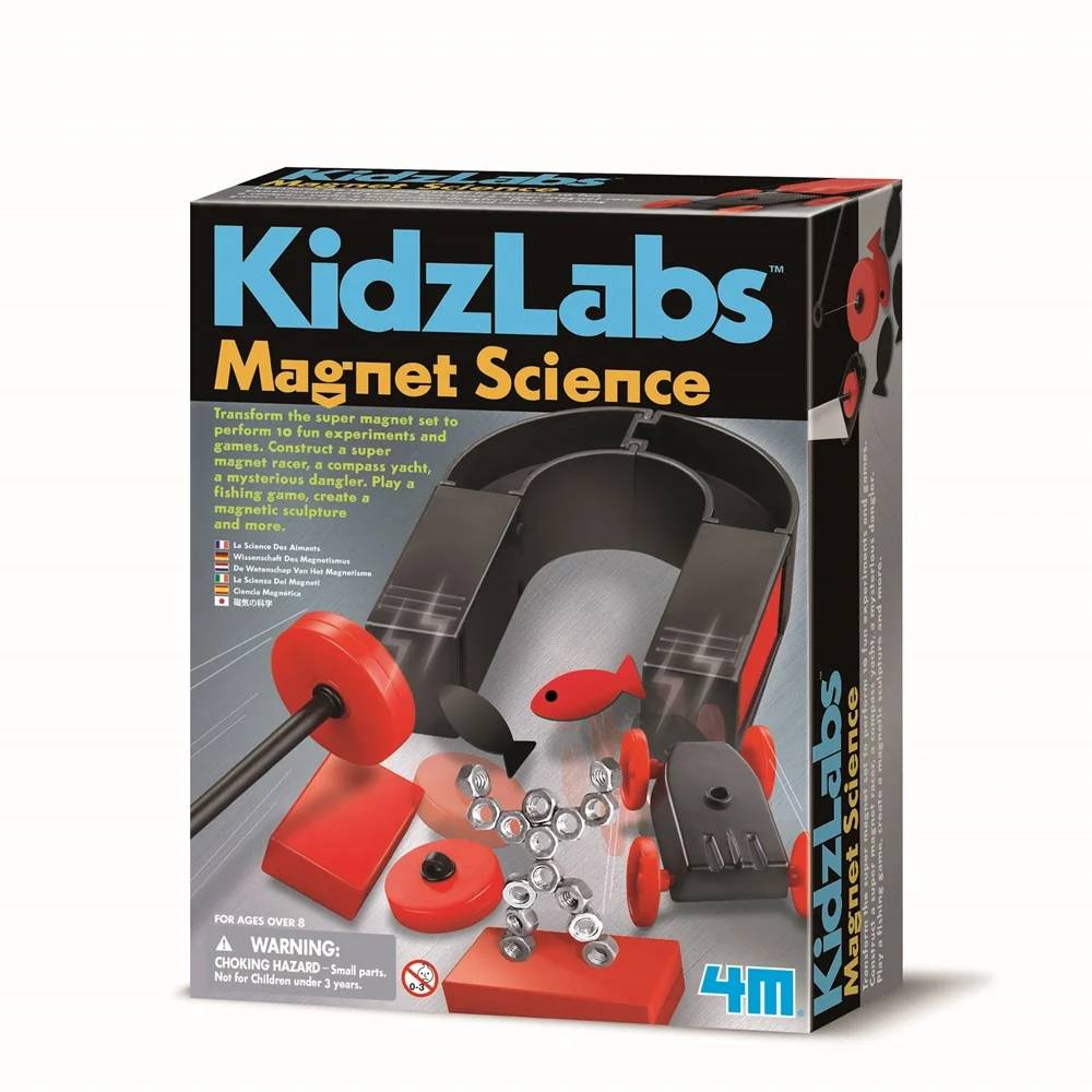 Kit experimente Kidzlabs, 4M, Stiinta magnetismului