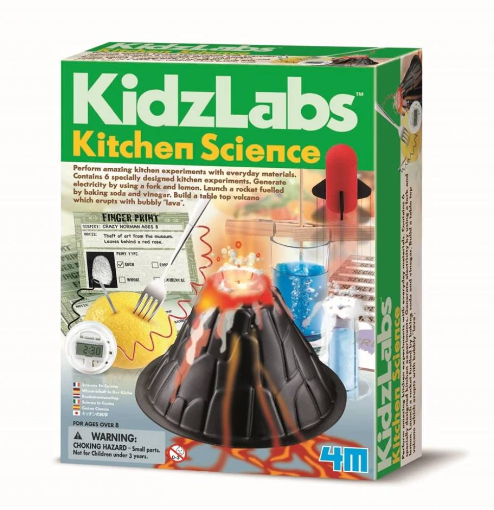 Kit experimente Kidzlabs, 4M, Stiinta din bucatarie