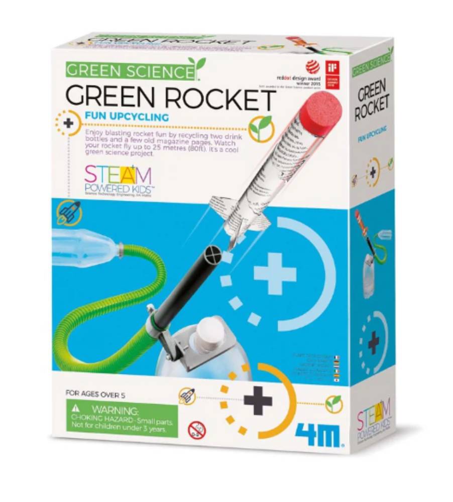 Kit constructie racheta ecologica, 4M, Stiinta verde
