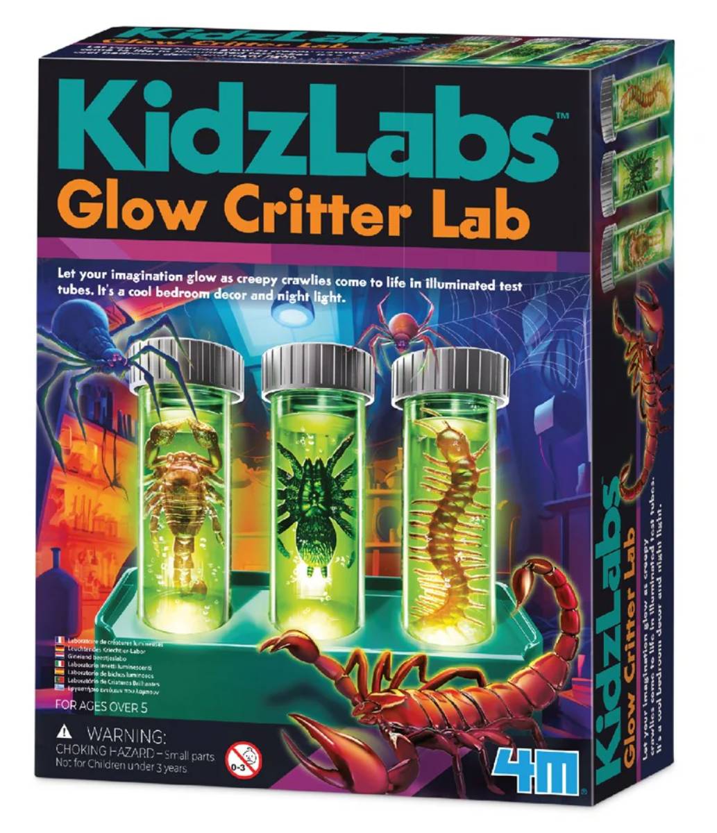 Set educativ, 4M, Laborator creaturi fluorescente, Kidslabs