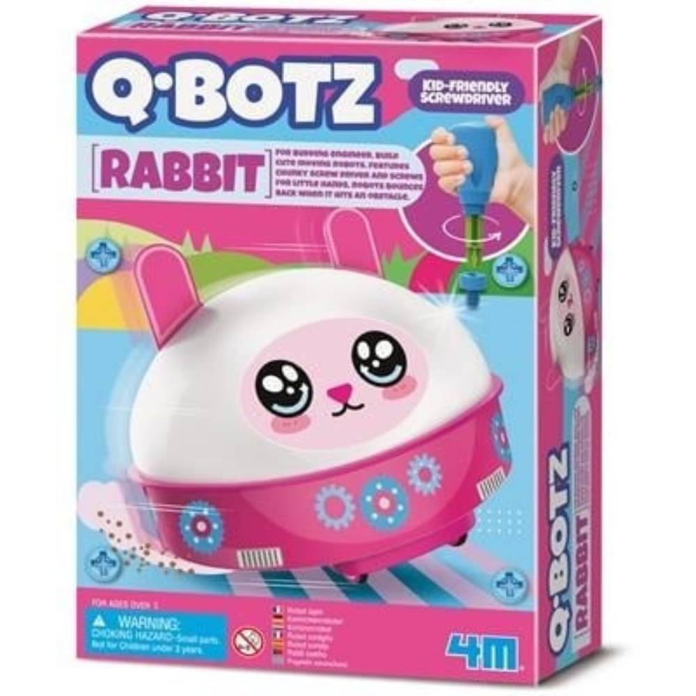 Kit de asamblare, Robot Q.Botz, Iepuras Kidzrobotix