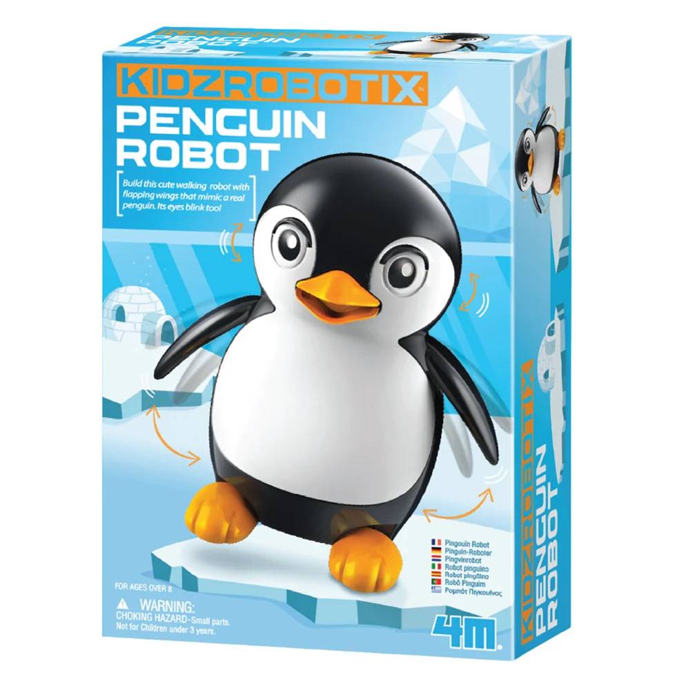 Kit de constructie, 4M, Robot pinguin Kidzrobotix