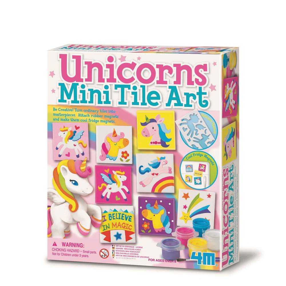Set cu placute creative de pictat, 4M, Unicorn