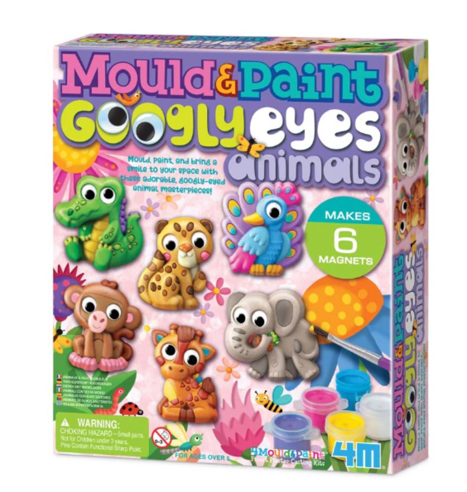 Atelier creativ, Avenir, Modeleaza si picteaza, Animale cu ochi mobili