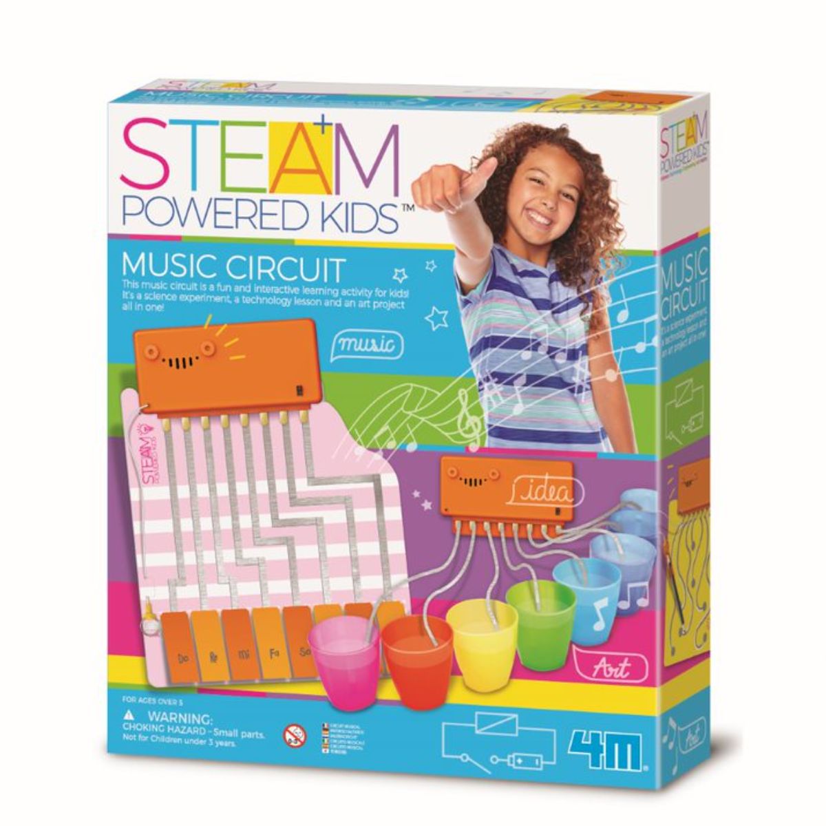 Kit stiintific, 4M, Circuit Muzical, Steam Kids Jocuri educative 2023-09-21