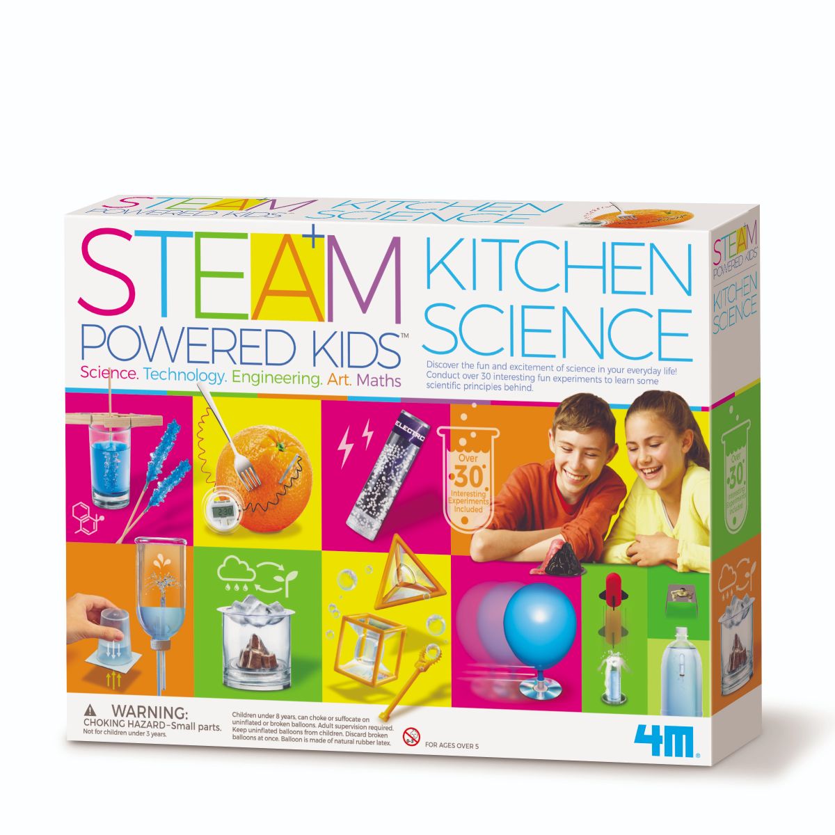 Kit stiintific STEAM Kids, 4M, Stiinta din bucatarie Jocuri educative
