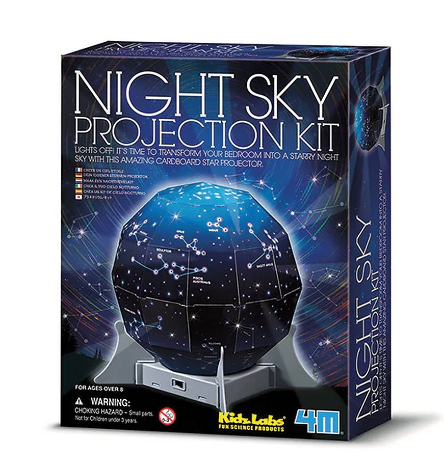 Kit educativ, 4M, Proiectie cer nocturn, Kidzlabs