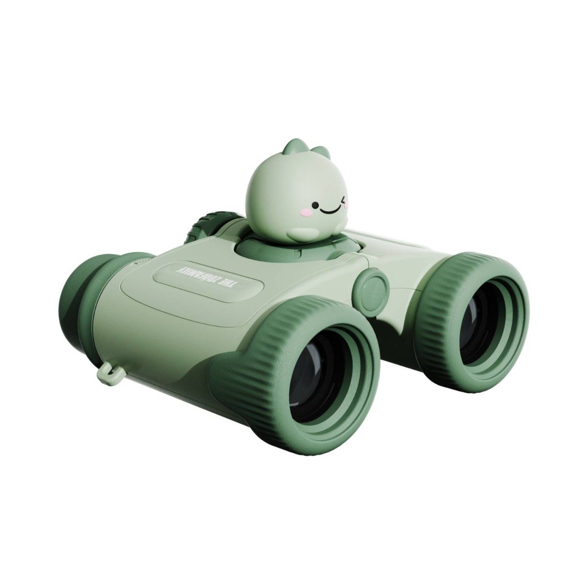 Binoclu din silicon, 8X, The Zoo Family, Zoo Eyes, Dino