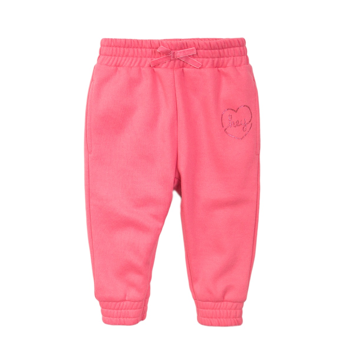 Pantaloni sport cu banda elastica Minoti roz 4Todjpant