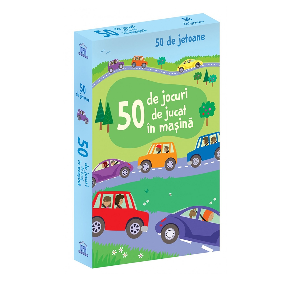 50 de jocuri de jucat in masina - Jetoane, Editura DPH