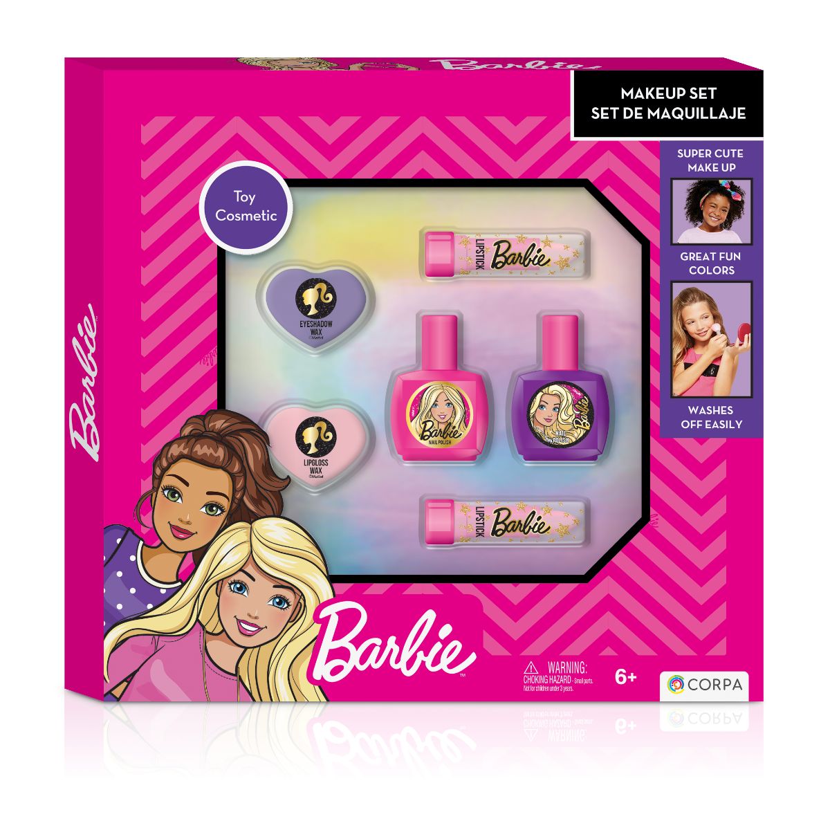 Set cosmetice unghii si makeup Barbie Jucarii de imitatie 2023-09-21
