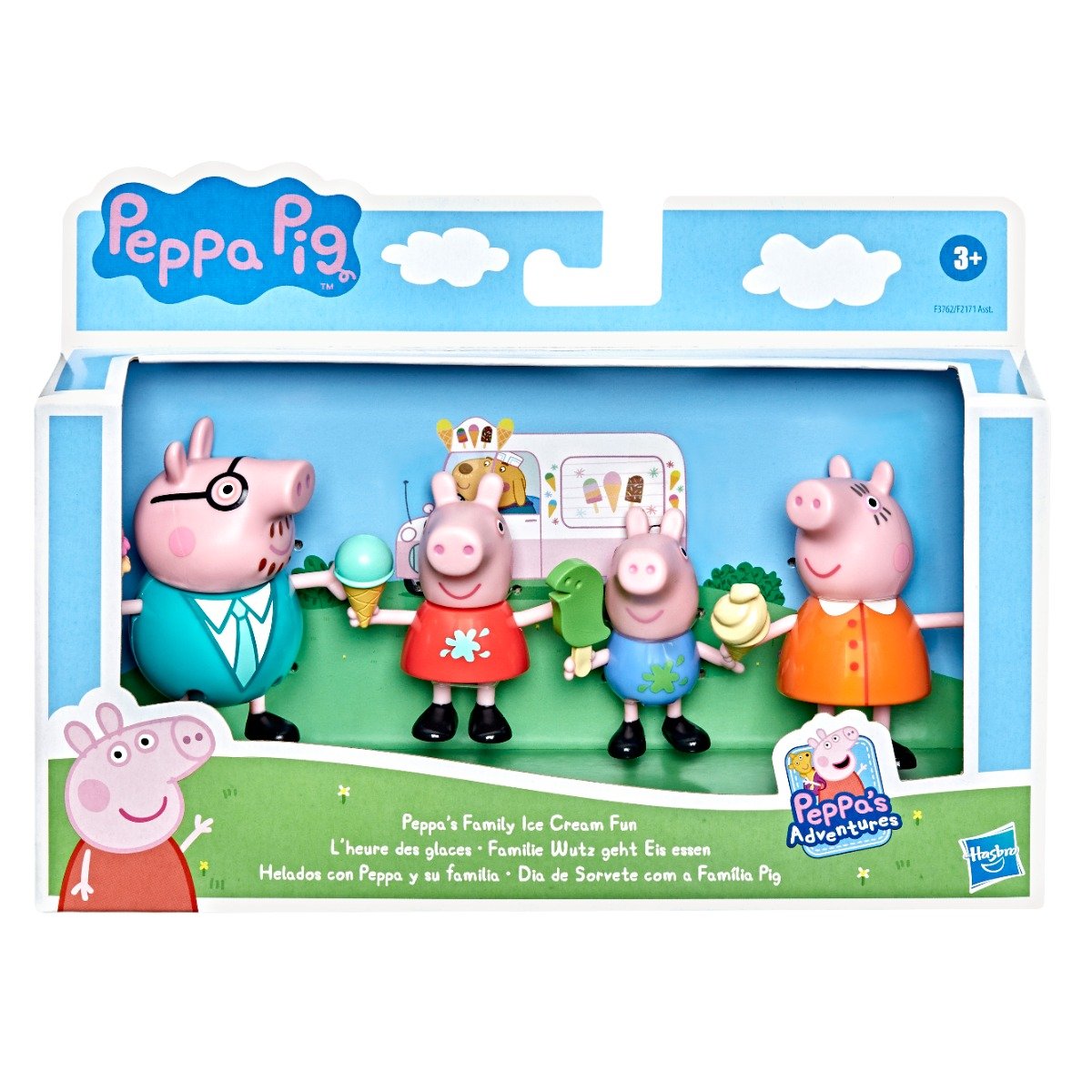 Set figurine Peppa Pig, Familia lui Peppa Pig, F37625L01