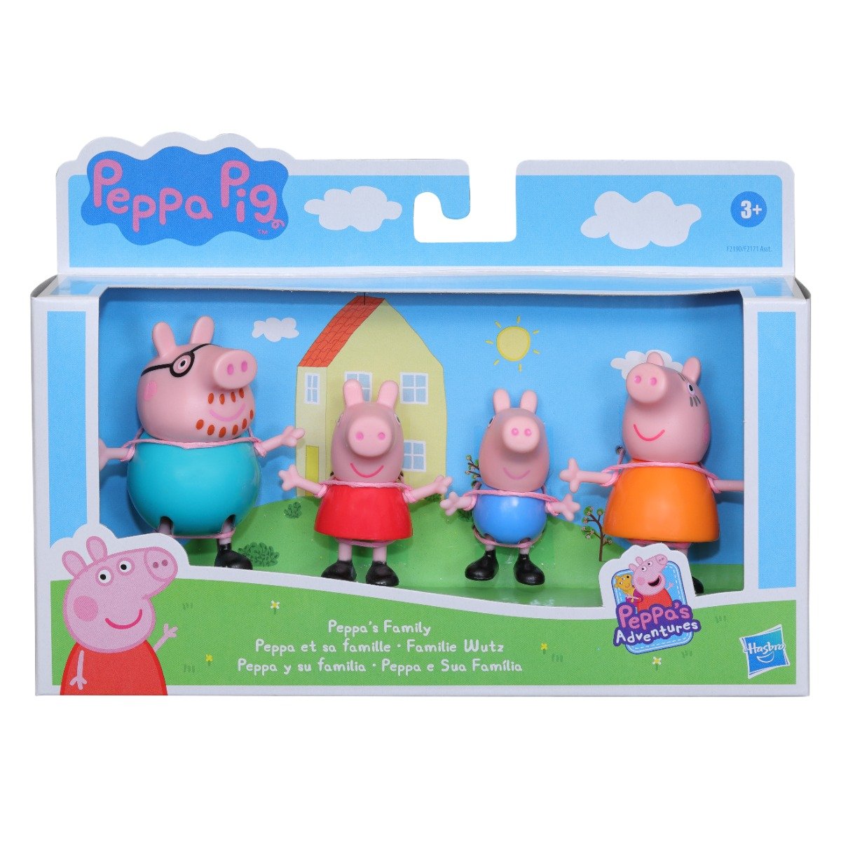 Set figurine Peppa Pig, Familia lui Peppa Pig, F21905L01 F21905L01 imagine noua responsabilitatesociala.ro