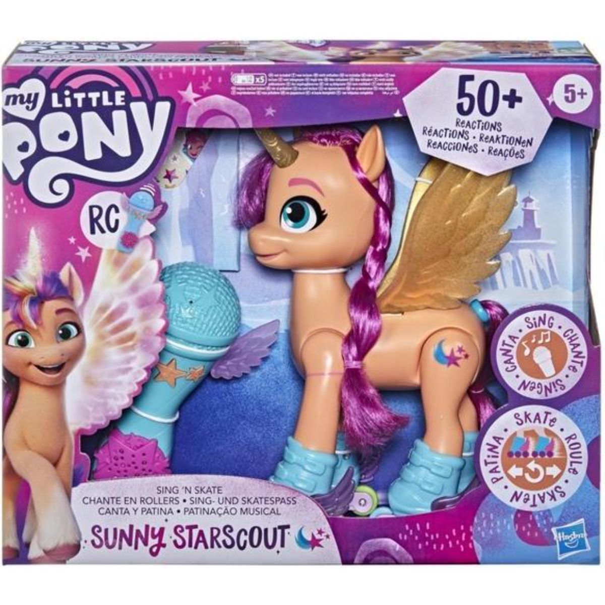 Figurina muzicala sing n skate Sunny, My Little Pony Figurina imagine noua responsabilitatesociala.ro