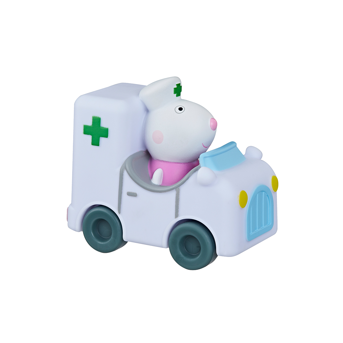 Figurina in masinuta de salvare, Peppa Pig, F53825L00