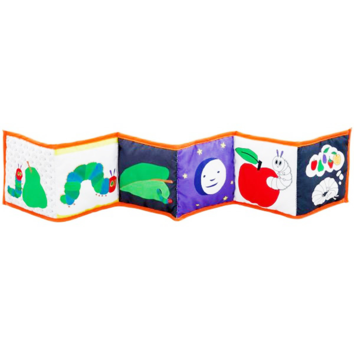 Jucarie textila Tiny Very Hungry Caterpillar, Rainbow Designs, cu doua fete Jucarii Bebelusi 2023-09-21