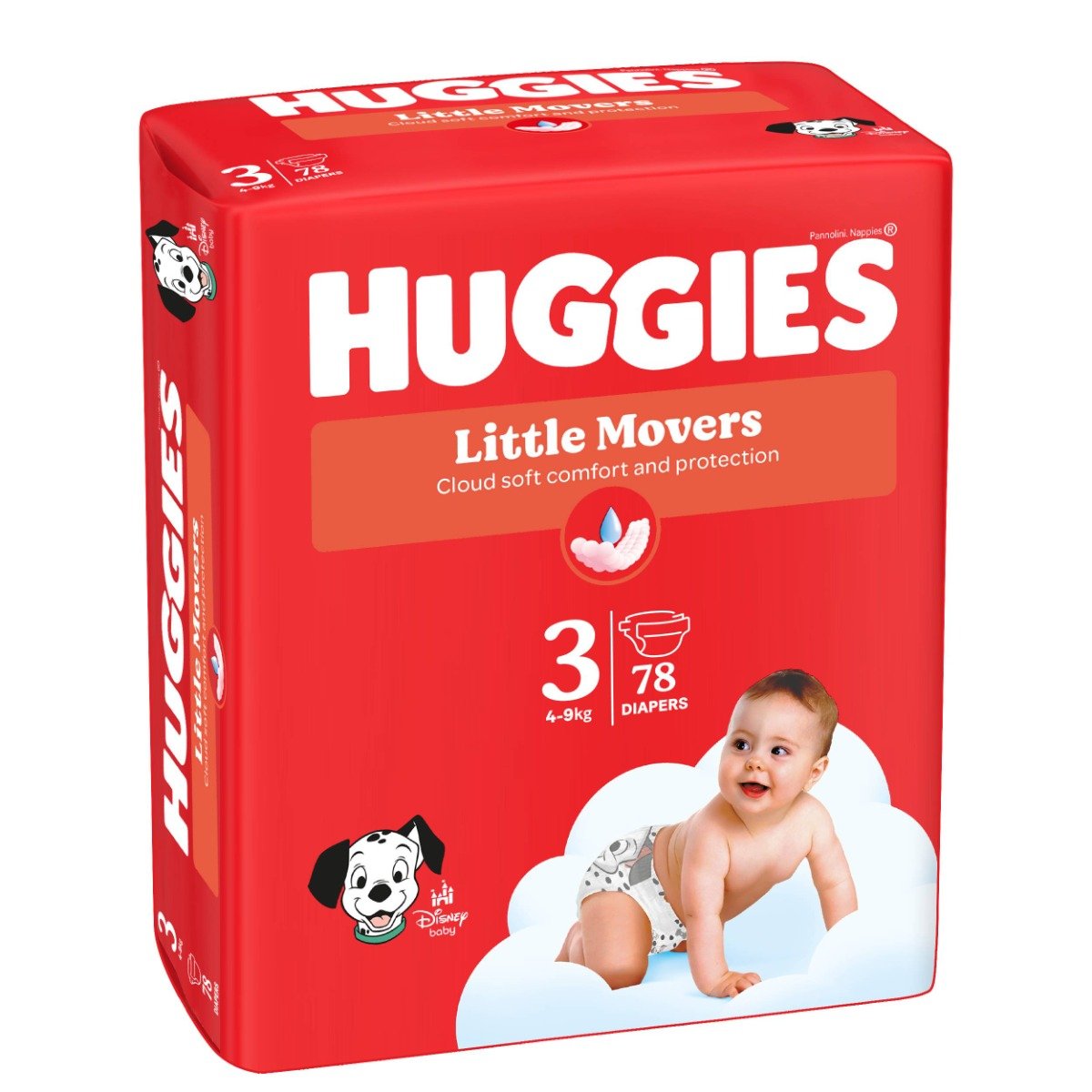 Scutece Huggies, Ultra Comfort Mega, Nr 3, 4-9 kg, 78 buc