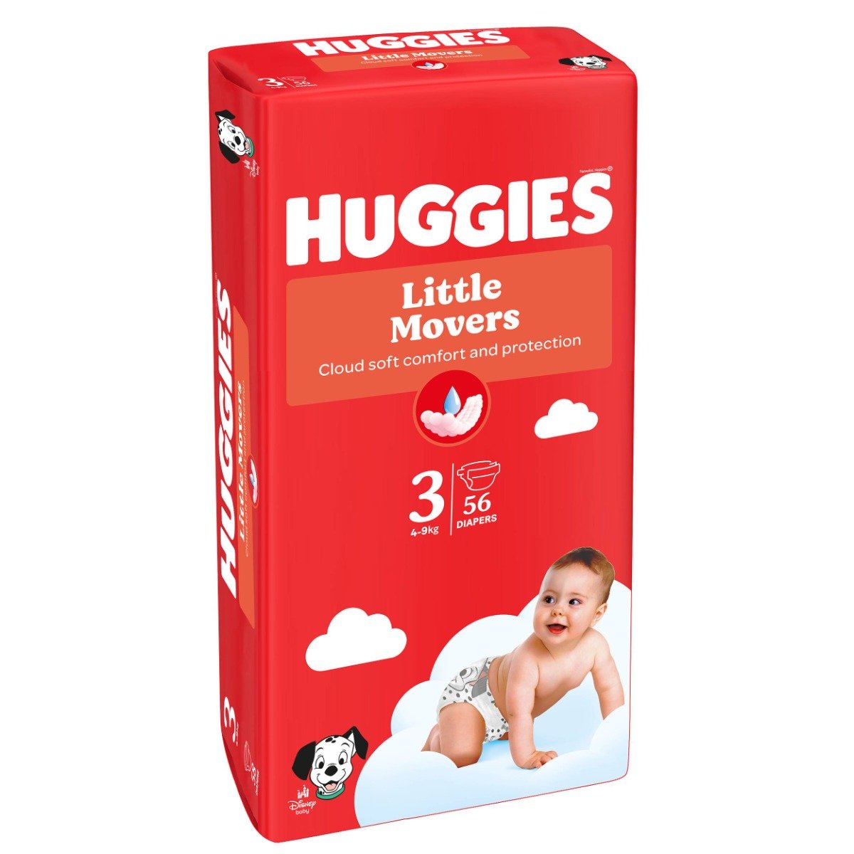 Scutece Huggies, Ultra Comfort Jumbo, Nr 3, 4-9 kg, 56 buc