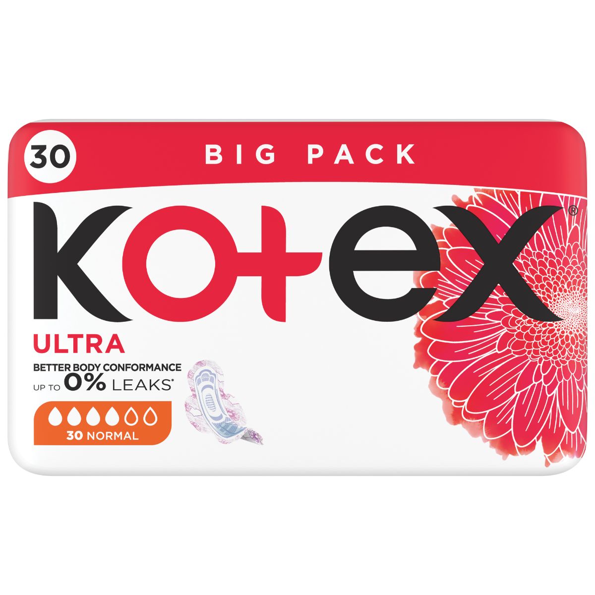 Tampoane absorbante Kotex Ultra Normal, 30 buc Kotex