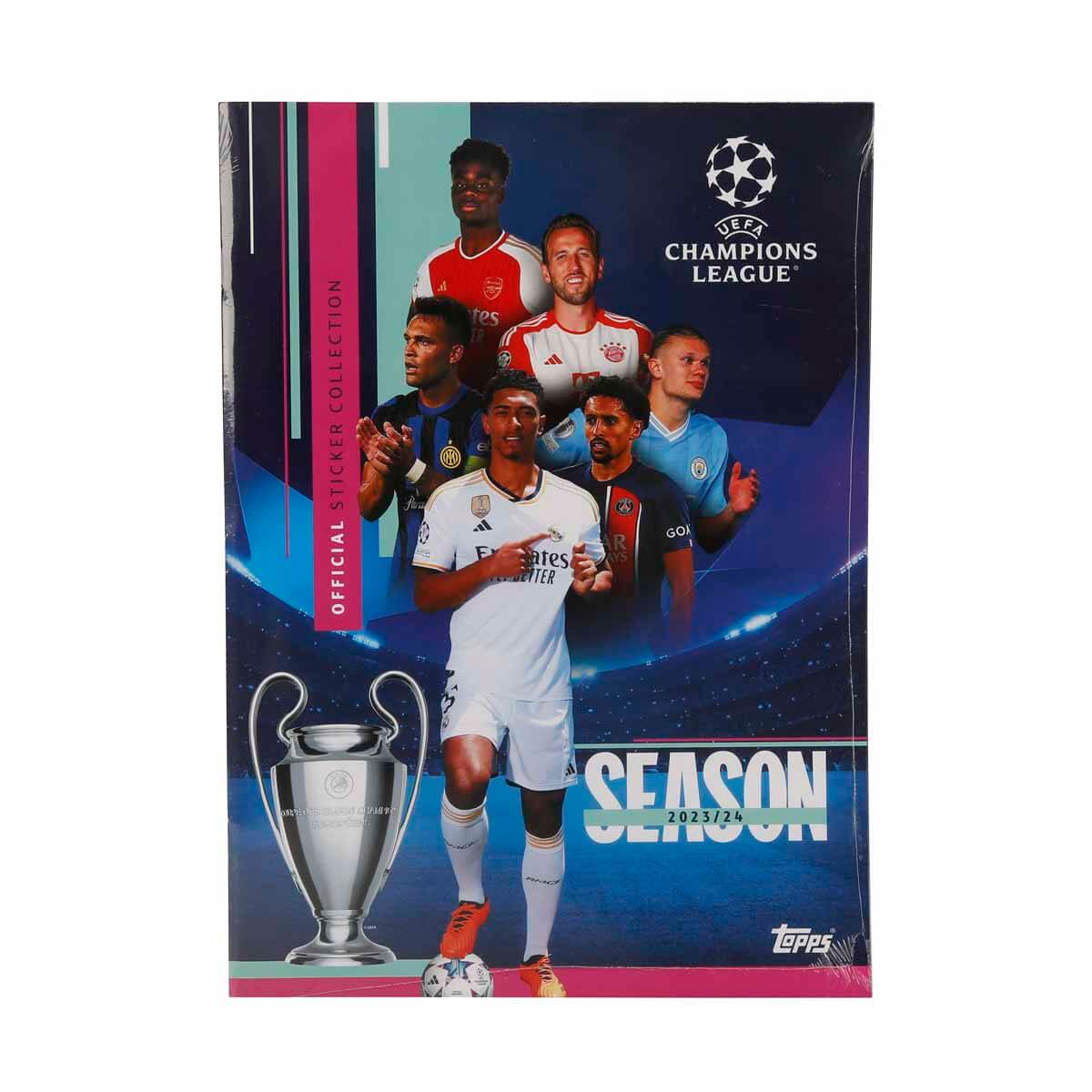 Album pentru stickere cu jucatori de fotbal, Topps, Champions League 2023-2024