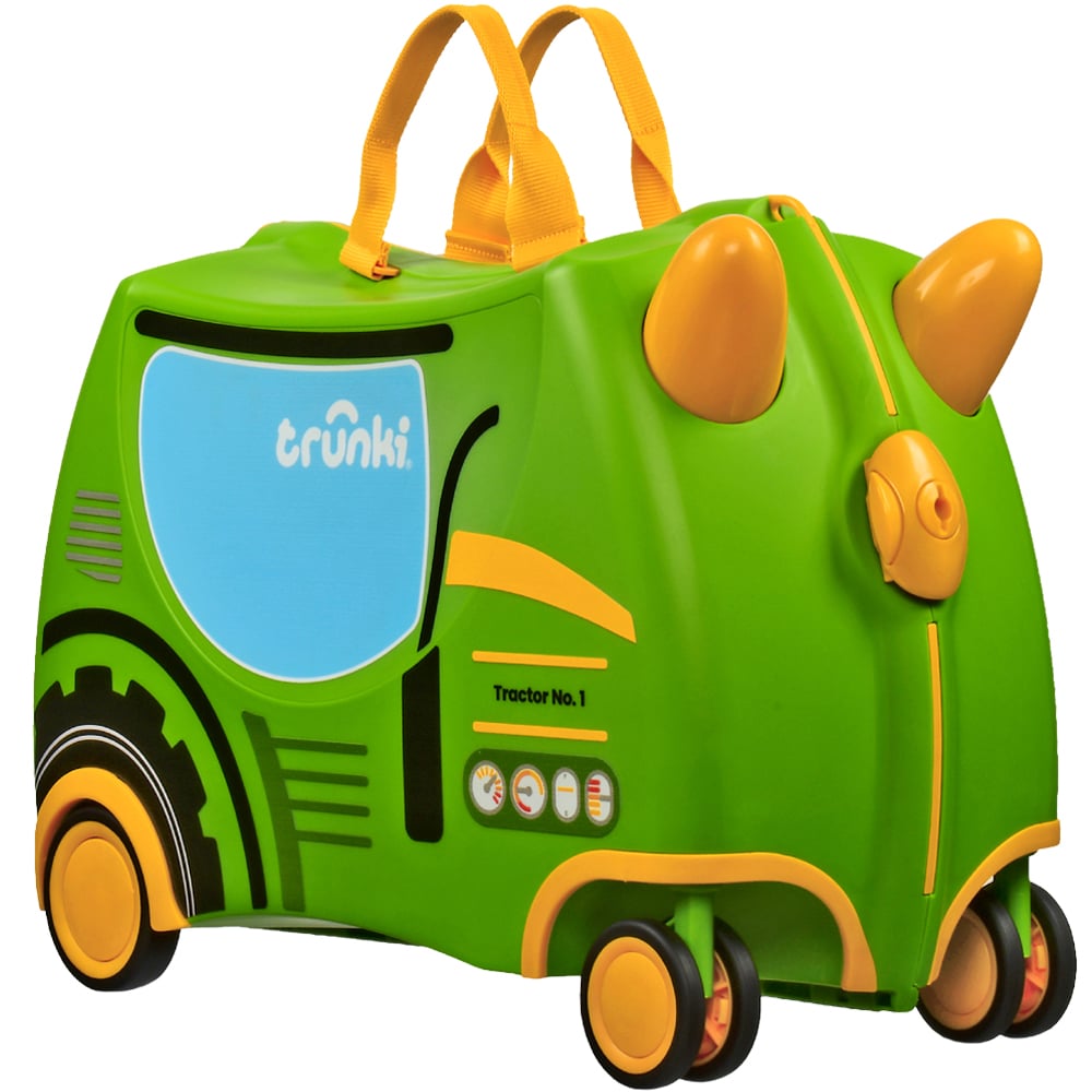 Valiza pentru copii Ride-On, Trunki, Tilly, Tractorul