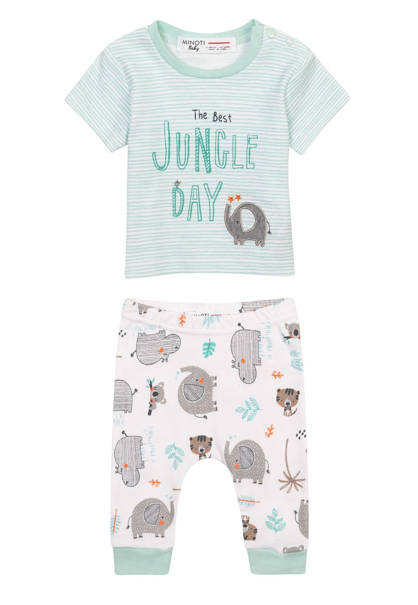 Set tricou si colanti, minoti, jungle day