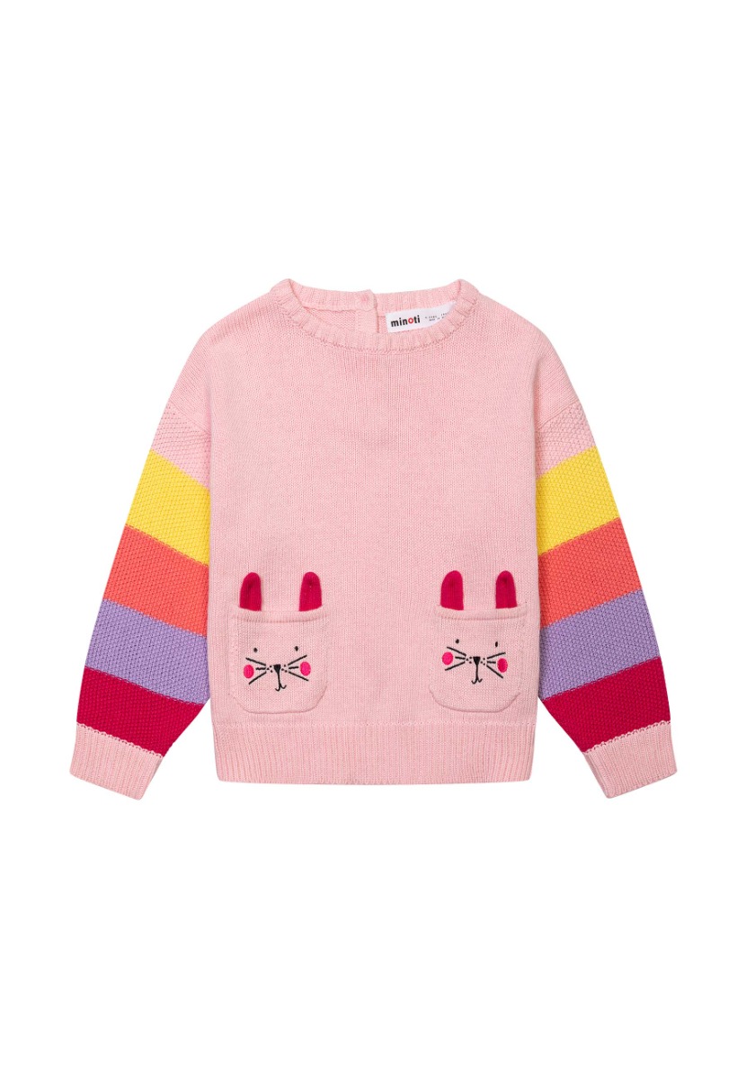 Pulover tricotat, Minoti, Multicolor Minoti