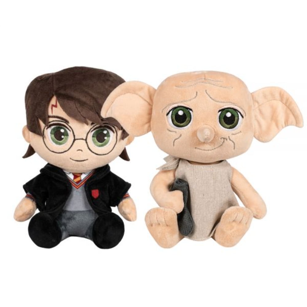 Set 2 jucarii de plus, Play by Play, Harry Potter, 16 cm si Dobby, 15 cm