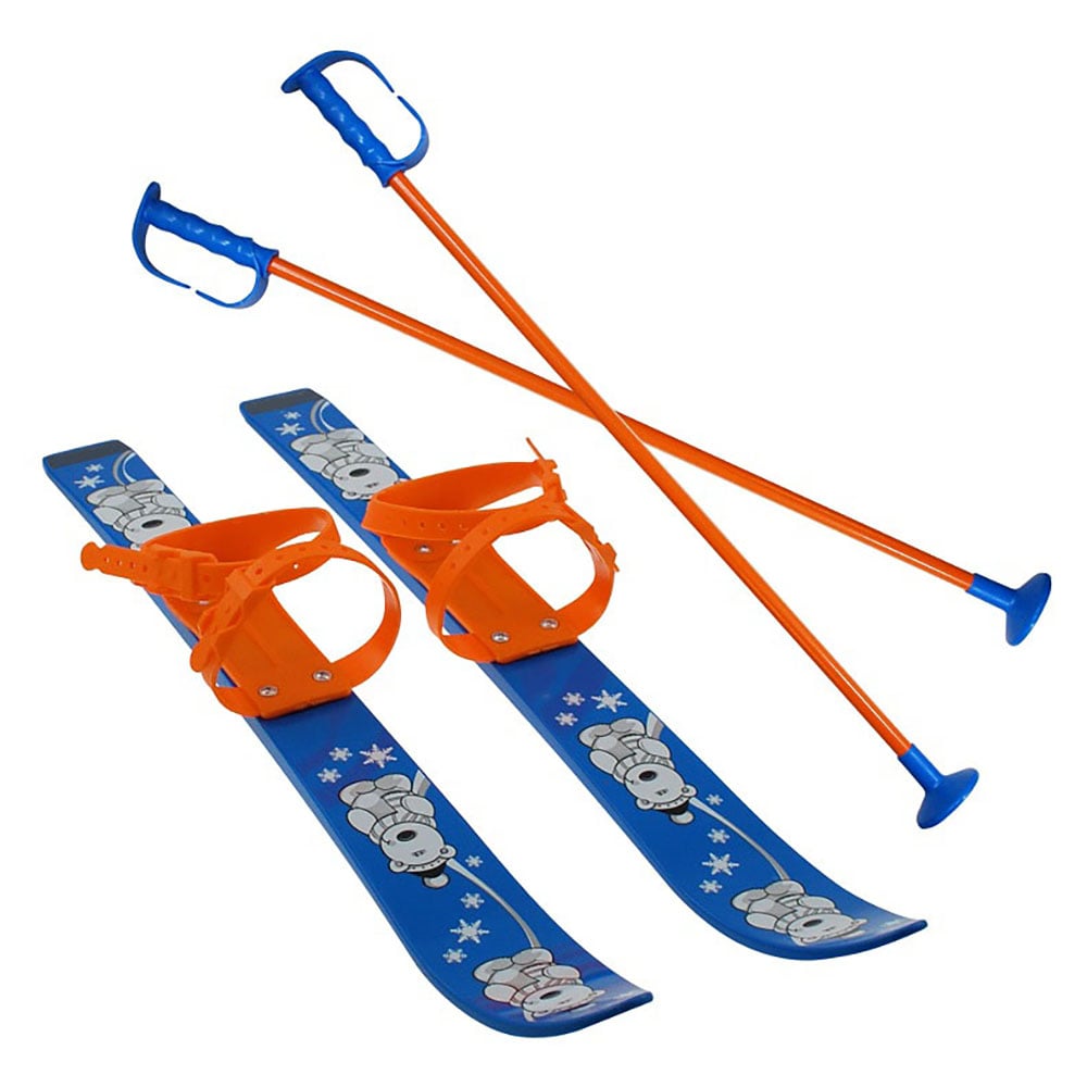 Schiuri copii DHS, 70 cm, Albastru-Portocaliu albastru-portocaliu imagine noua responsabilitatesociala.ro