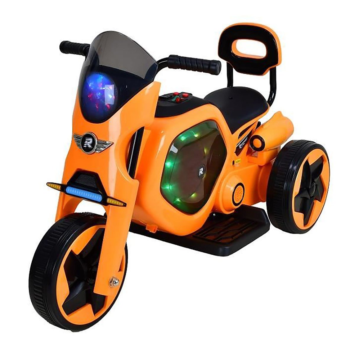 Tricicleta electrica DHS, portocaliu DHS imagine 2022