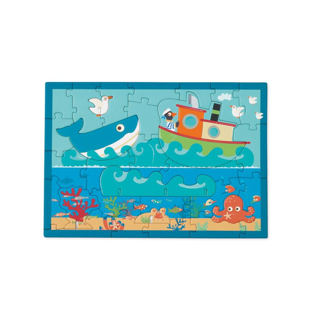 Puzzle 3D, Scratch, 2 In 1, Ocean, 30 Piese Puzzle 2023-09-25
