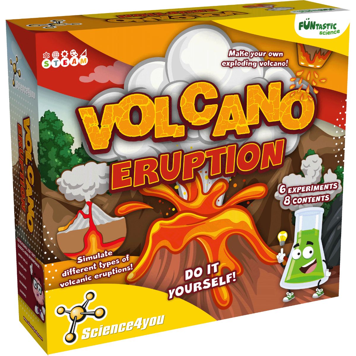 Set de experimente Science4You, Eruptia vulcanului noriel.ro